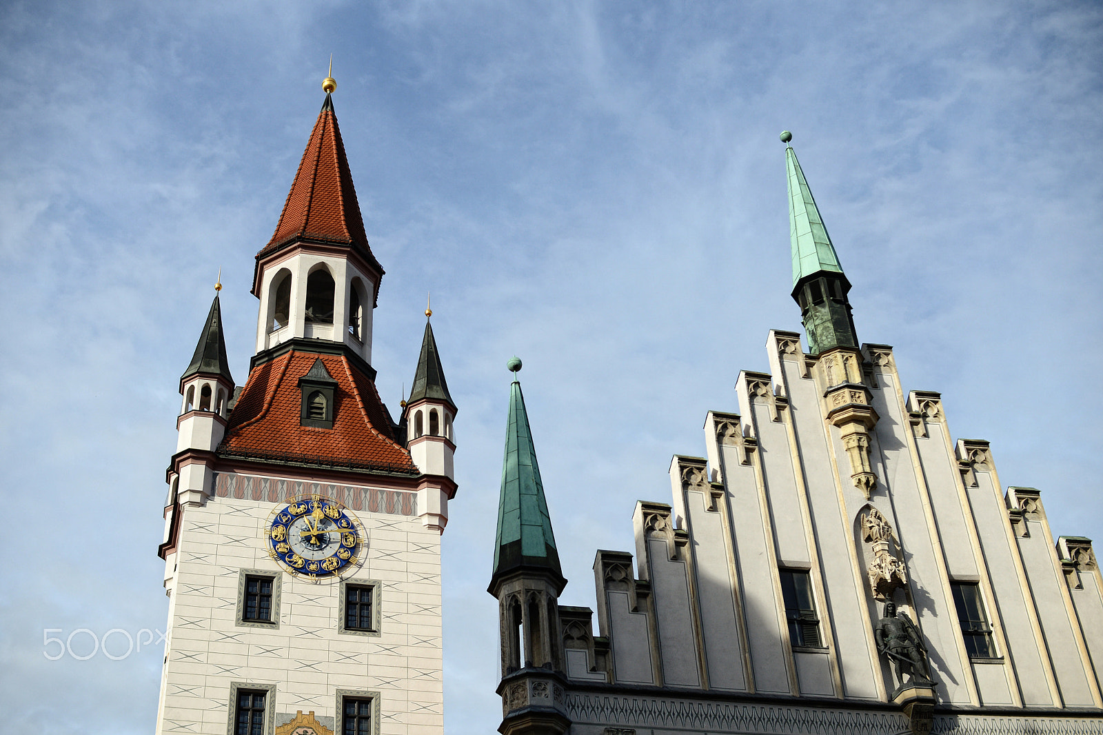 Nikon D800 + Sigma 30mm F1.4 EX DC HSM sample photo. Old town hall at marienplatz in munich photography