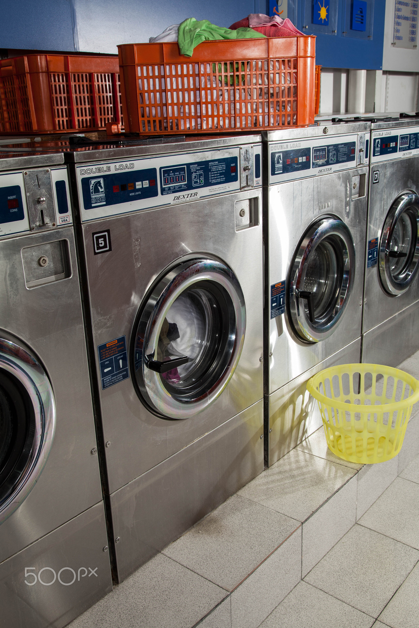 The laundry with baskets
