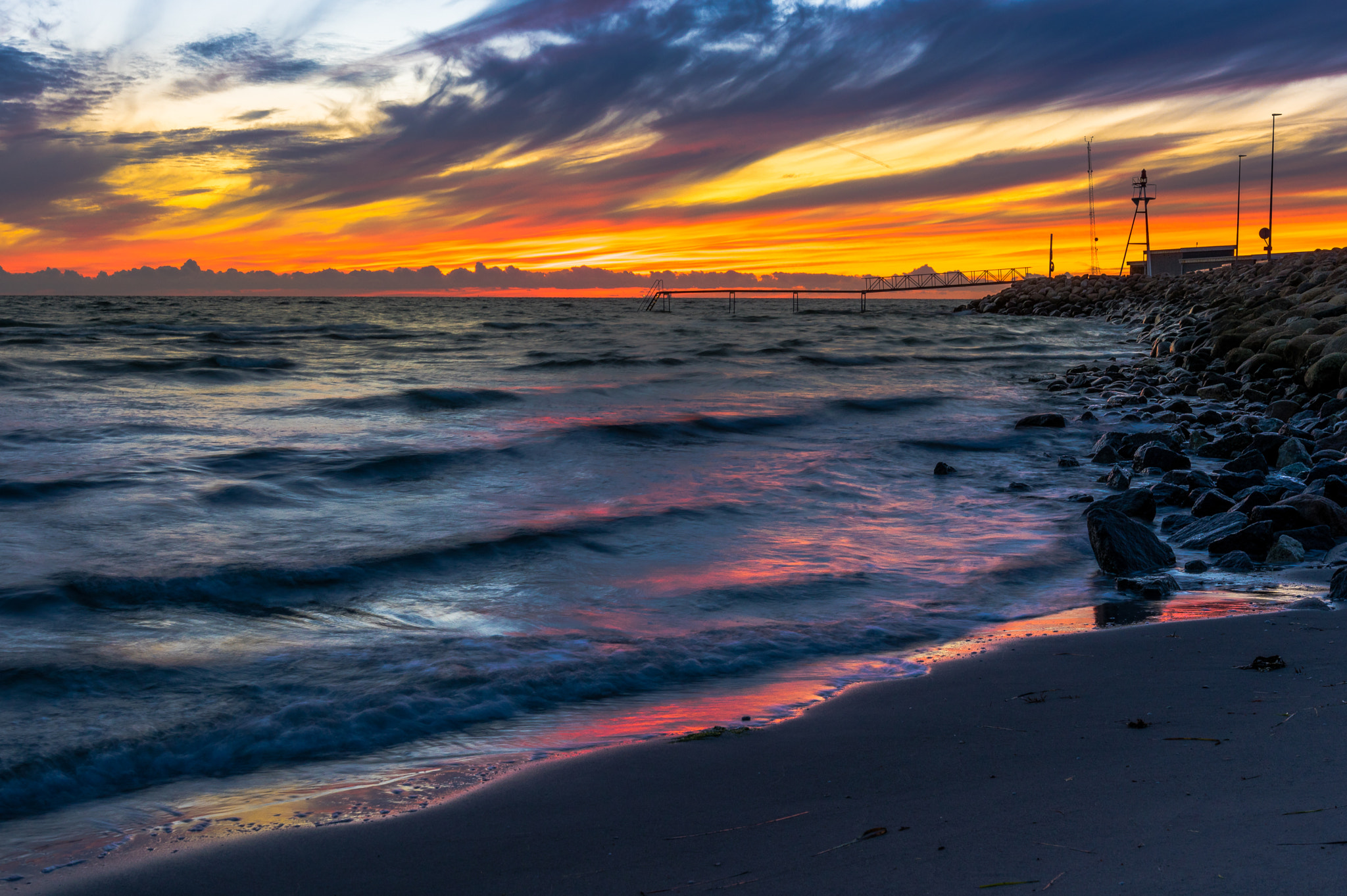 Pentax K-3 sample photo. Clouds in orange photography