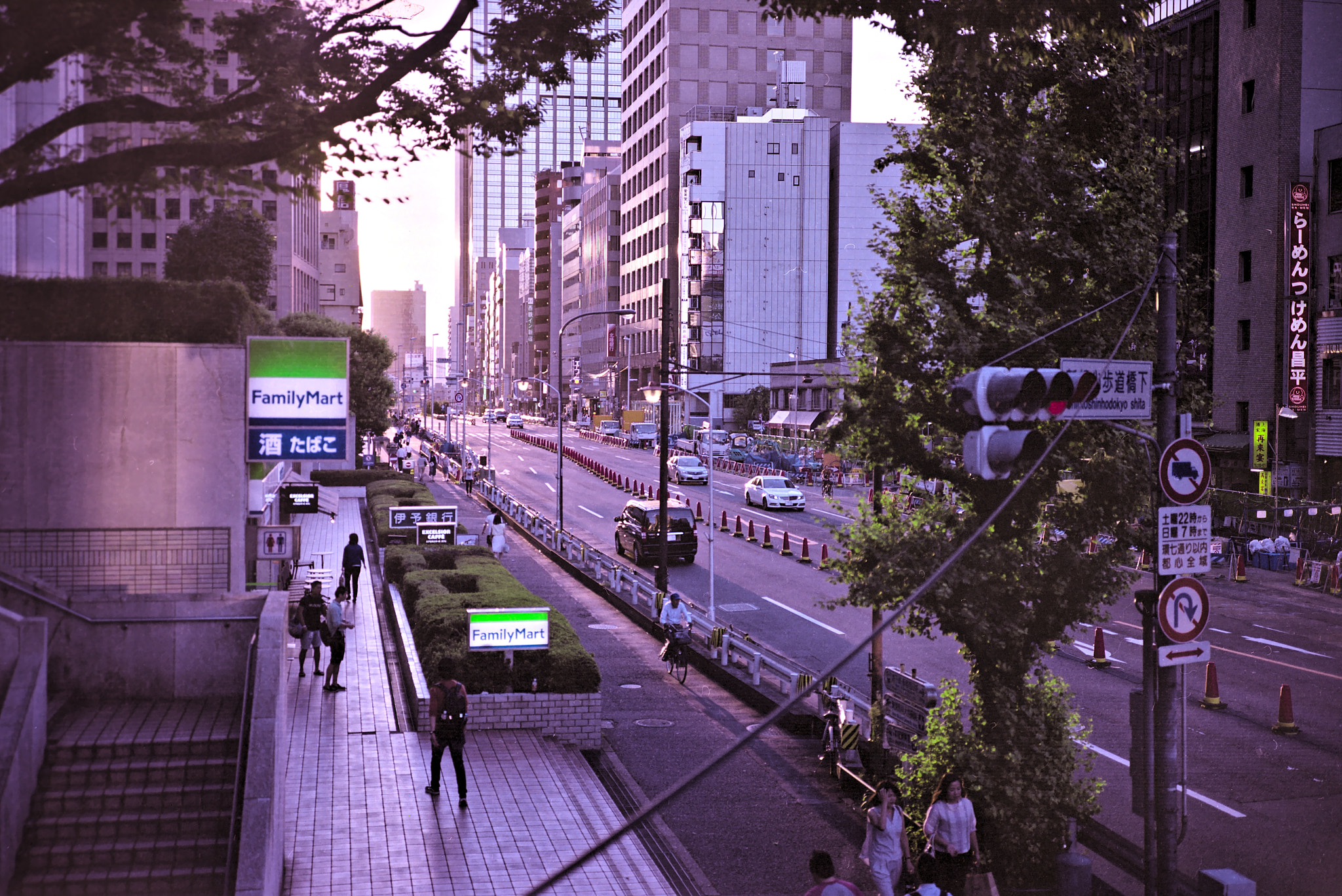 Canon EF 100mm F2.8 Macro USM sample photo. Tokyo shinjuku at sunset photography