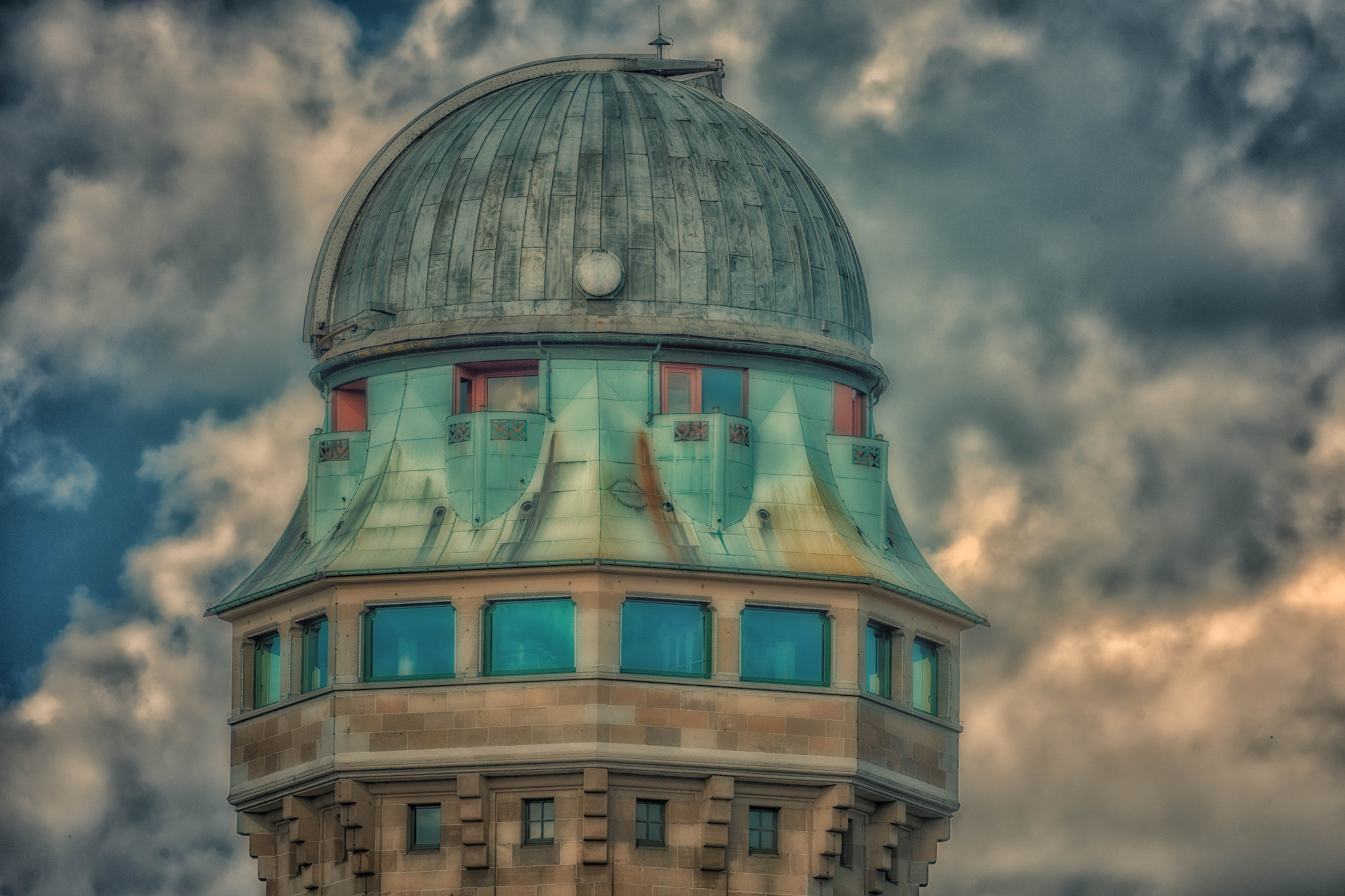 Nikon D3X sample photo. Hometown dawn observatory photography