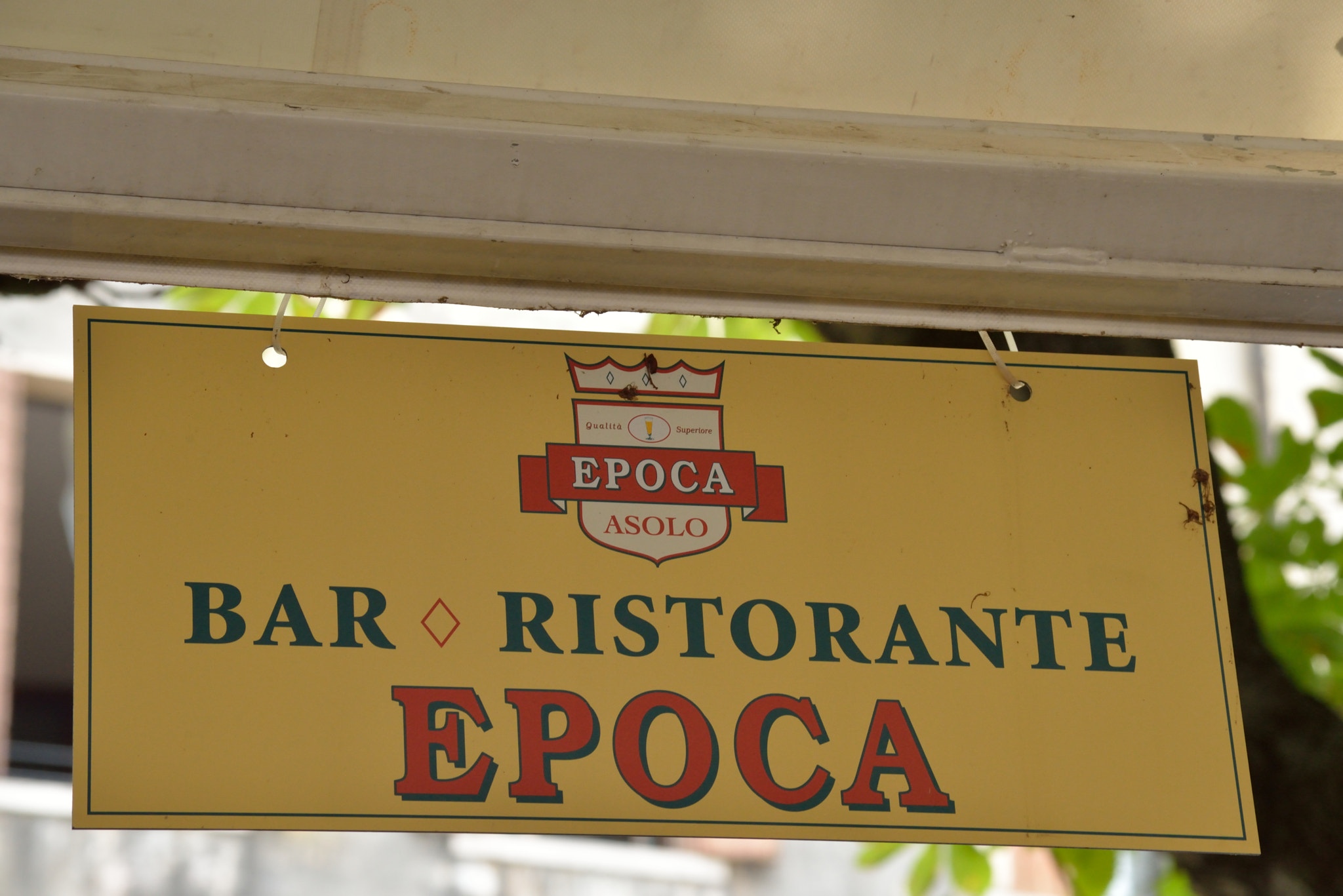 Nikon D610 + AF Nikkor 70-210mm f/4-5.6 sample photo. Epoca restaurant asolo italy photography