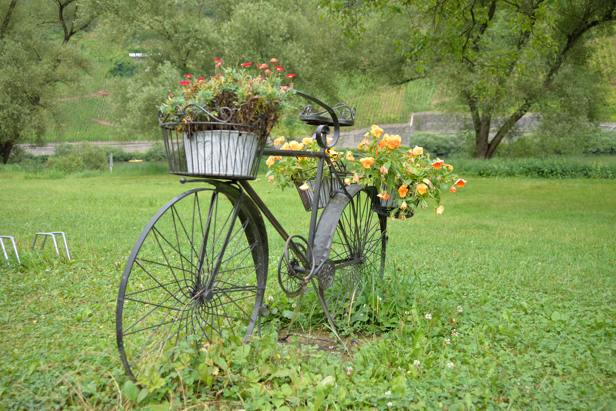 AF Zoom-Nikkor 28-70mm f/3.5-4.5D sample photo. Fahrrad an der mosel photography