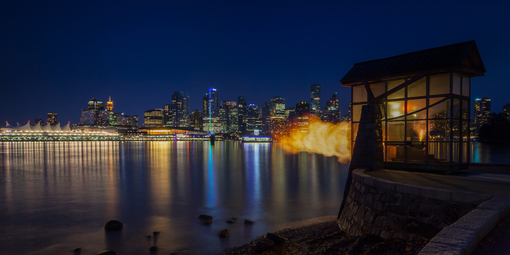 Canon TS-E 24.0mm f/3.5 L II sample photo. 9 o'clock gun photography