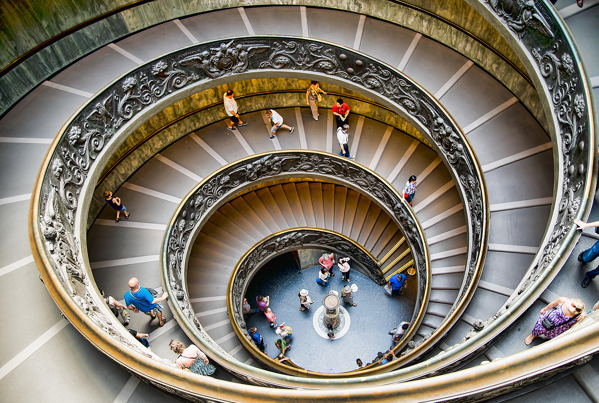 Nikon D800E sample photo. Bramante staircase photography