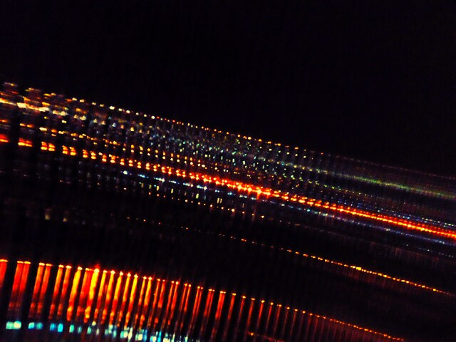 LG BELLO II sample photo. Night. sity lights #1. photography