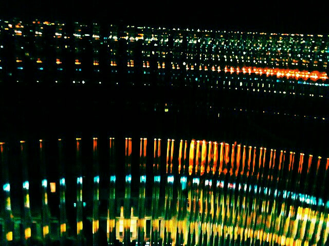 LG BELLO II sample photo. Night. sity lights #2. photography