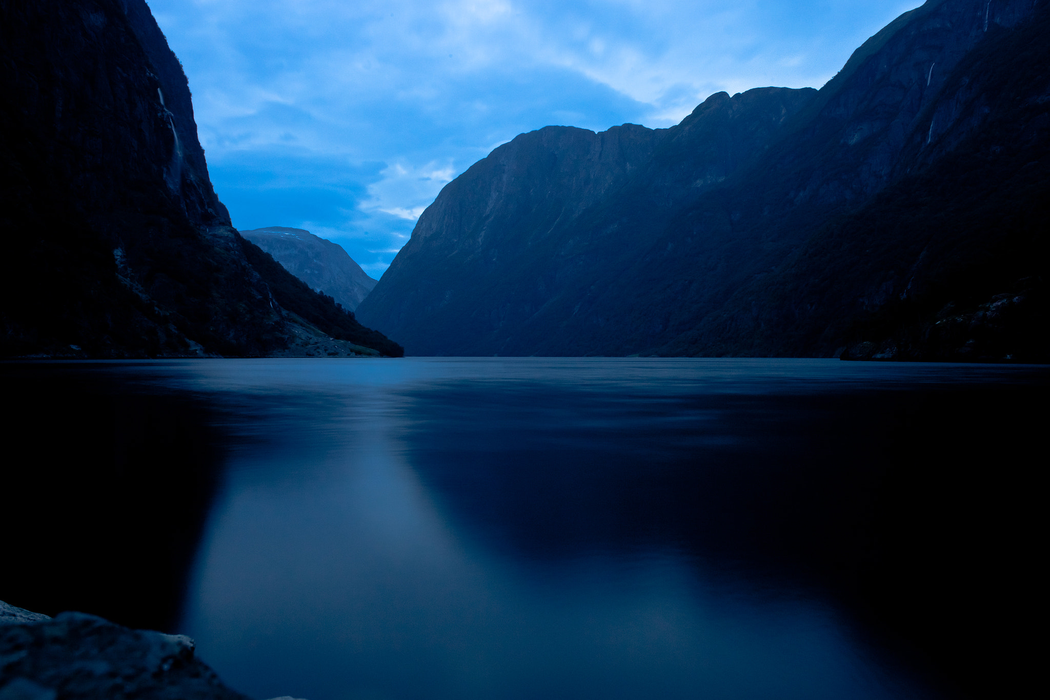 Canon EF 28mm F2.8 sample photo. Naeroyfjord - morning - norway photography