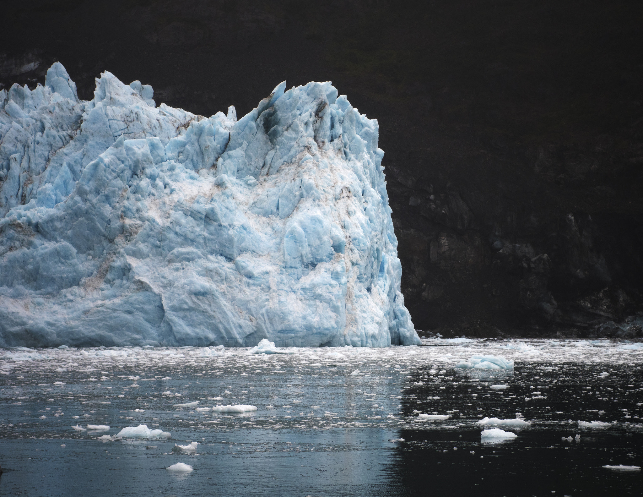 Nikon AF-S Nikkor 24-70mm F2.8E ED VR sample photo. Glacier in prince william sound photography