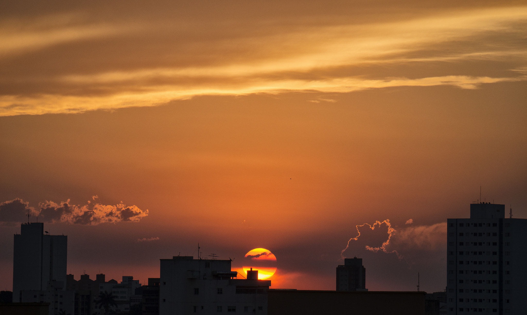 Sony Alpha a3500 sample photo. City sunset photography