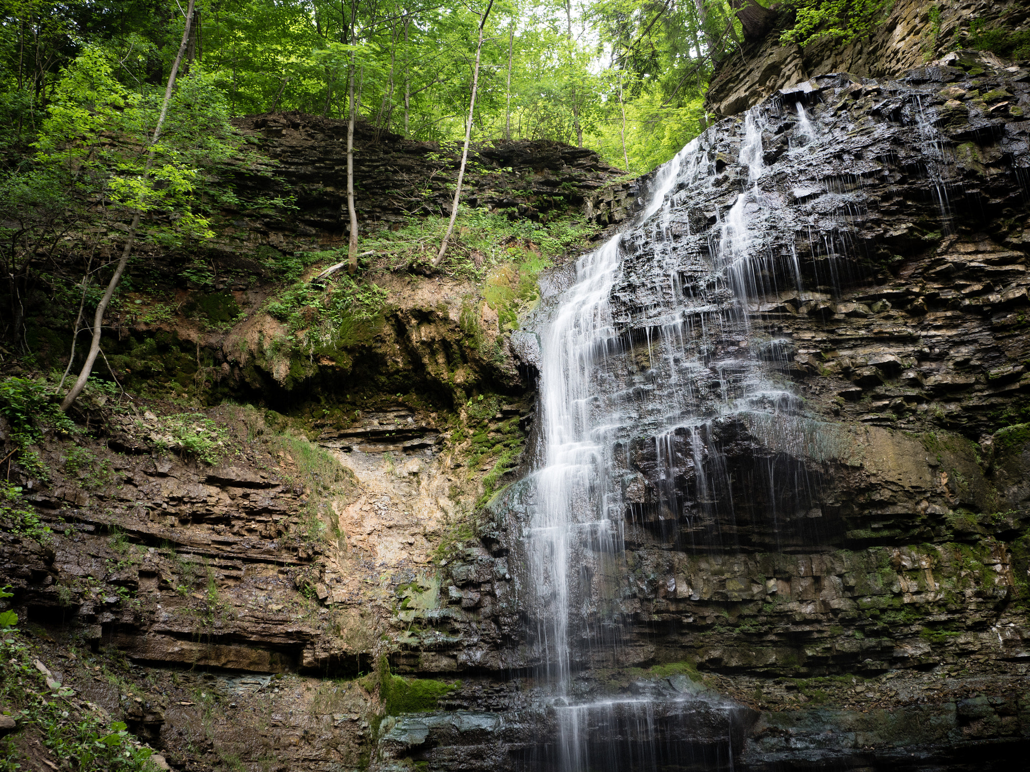 OLYMPUS M.12-50mm F3.5-6.3 sample photo. Ancient falls photography