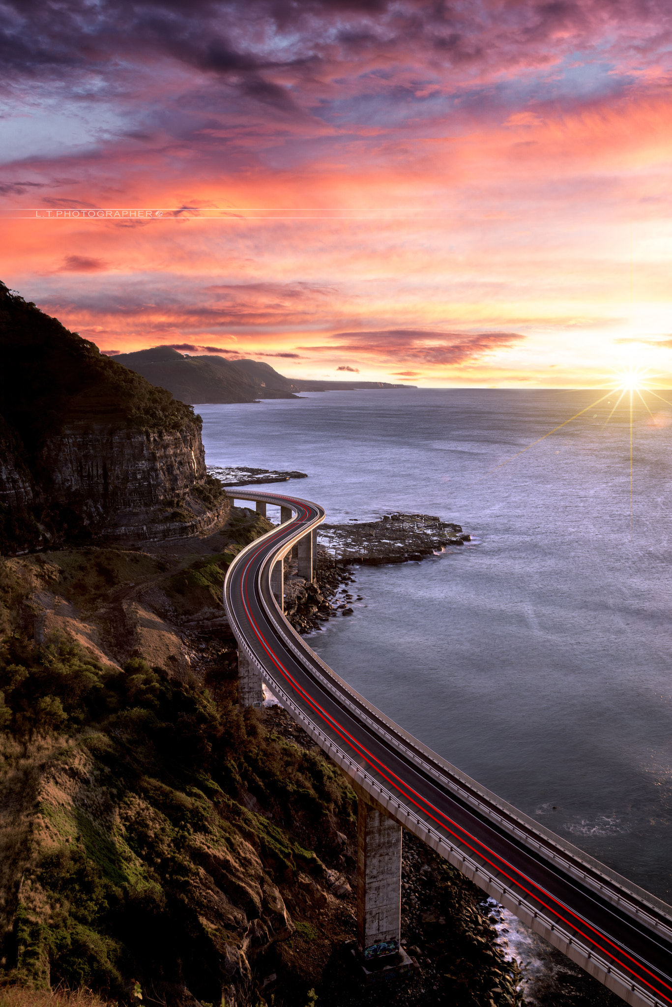 Sony a7R + Canon EF 24-105mm F4L IS USM sample photo. Sea cliff bridge photography