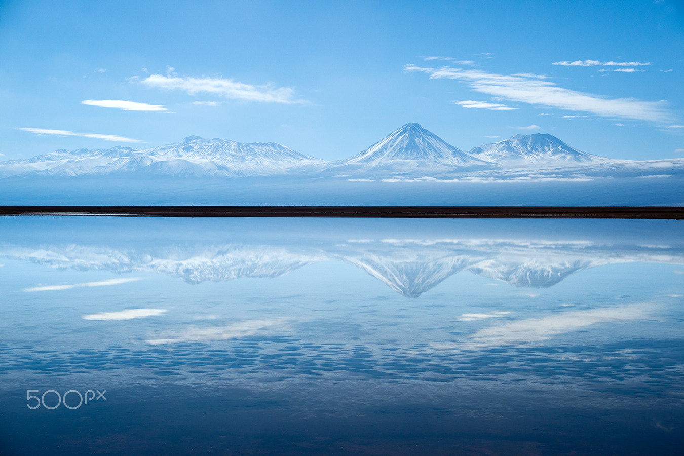 Sony Alpha DSLR-A900 + 35-70mm F4 sample photo. Reflections on laguna chaxa photography