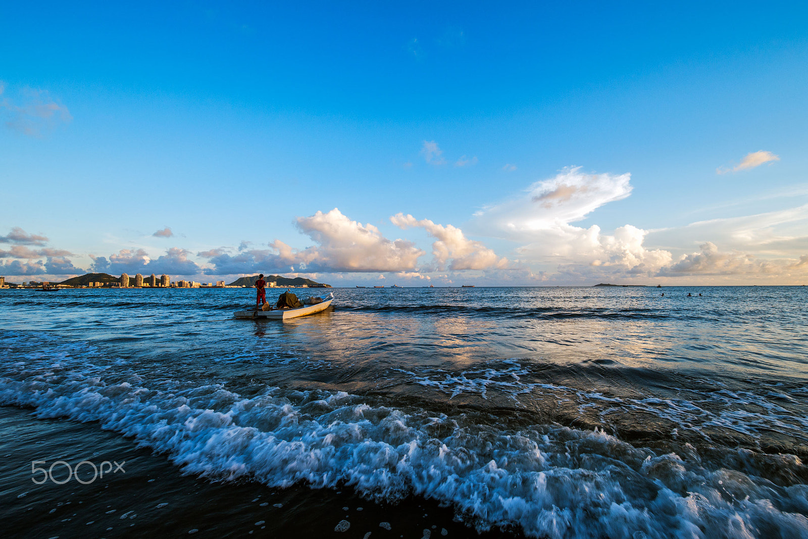Canon EOS-1D X sample photo. Putting to sea for fish photography