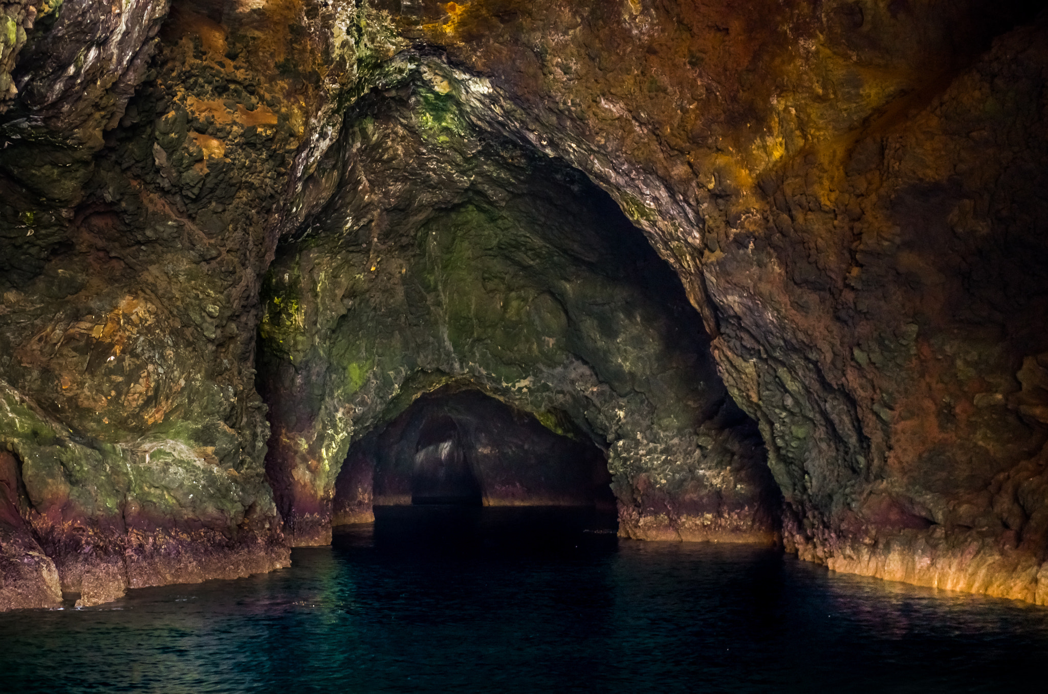 Pentax K-5 sample photo. Sea cave photography