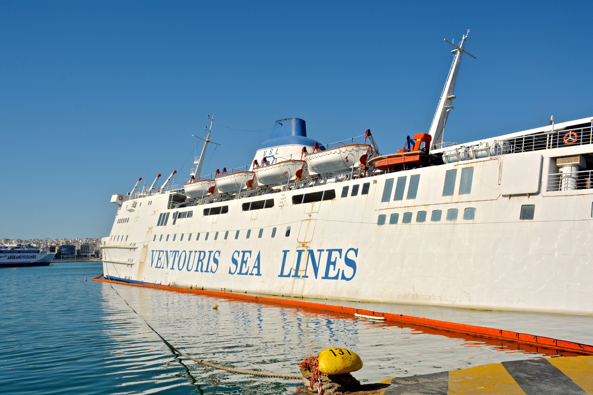 The Leaning Ferry of Piraeus