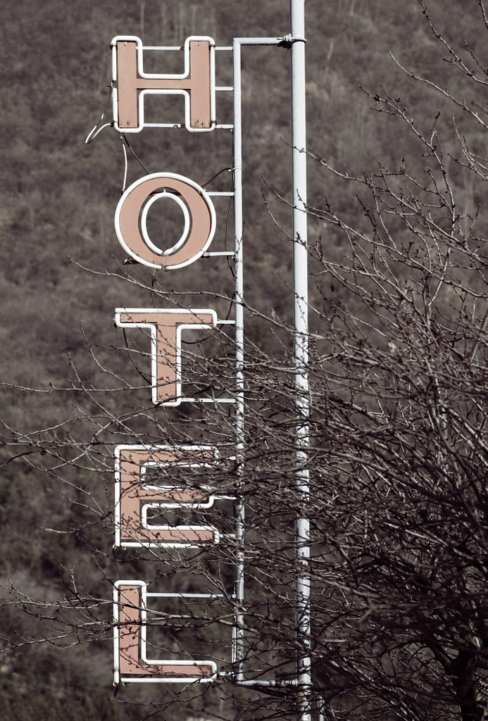 Hotel Sign by saturno dona' on 500px.com
