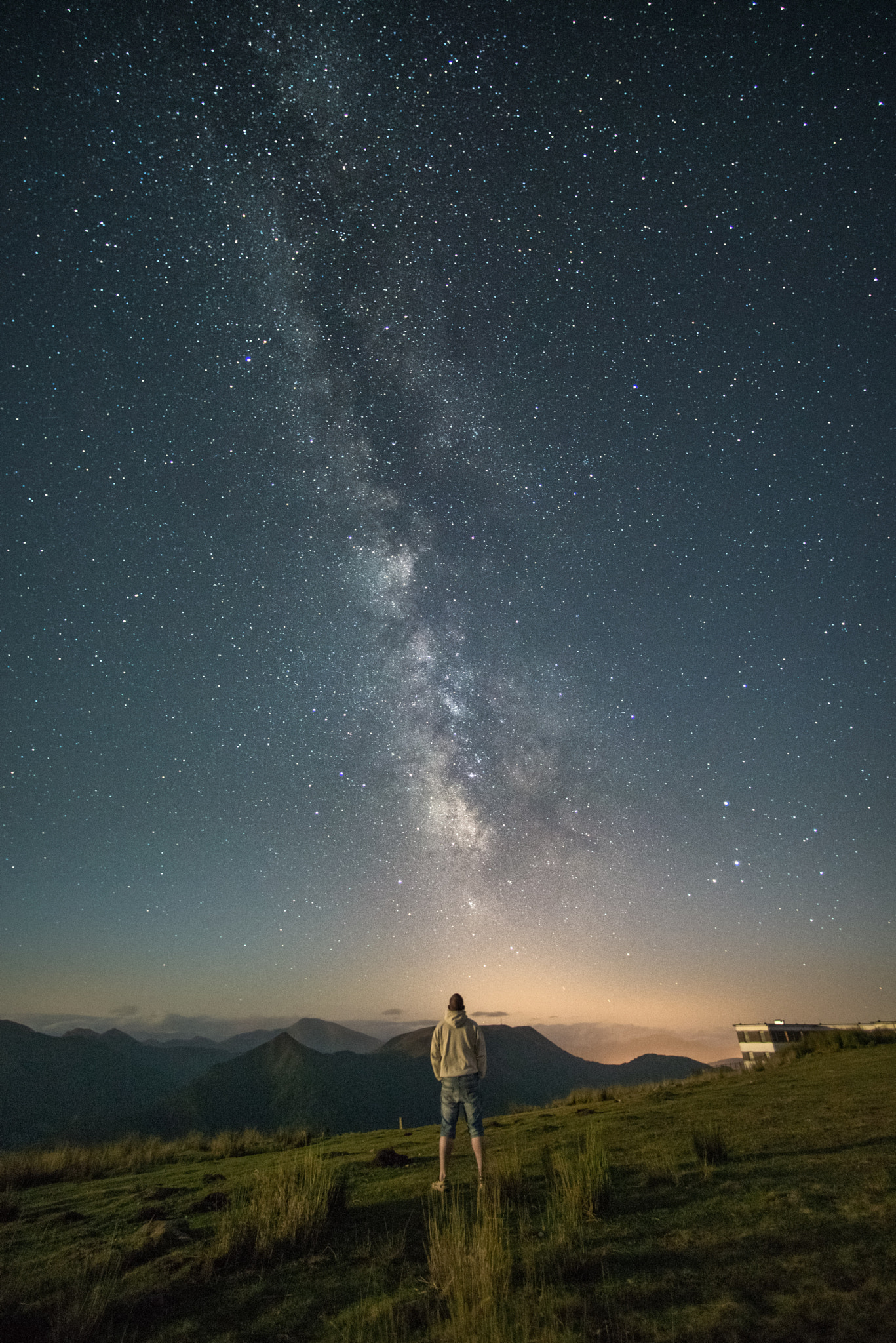 Nikon D800E + Nikon AF Nikkor 14mm F2.8D ED sample photo. Pyrénées atlantiques au clair de lune photography