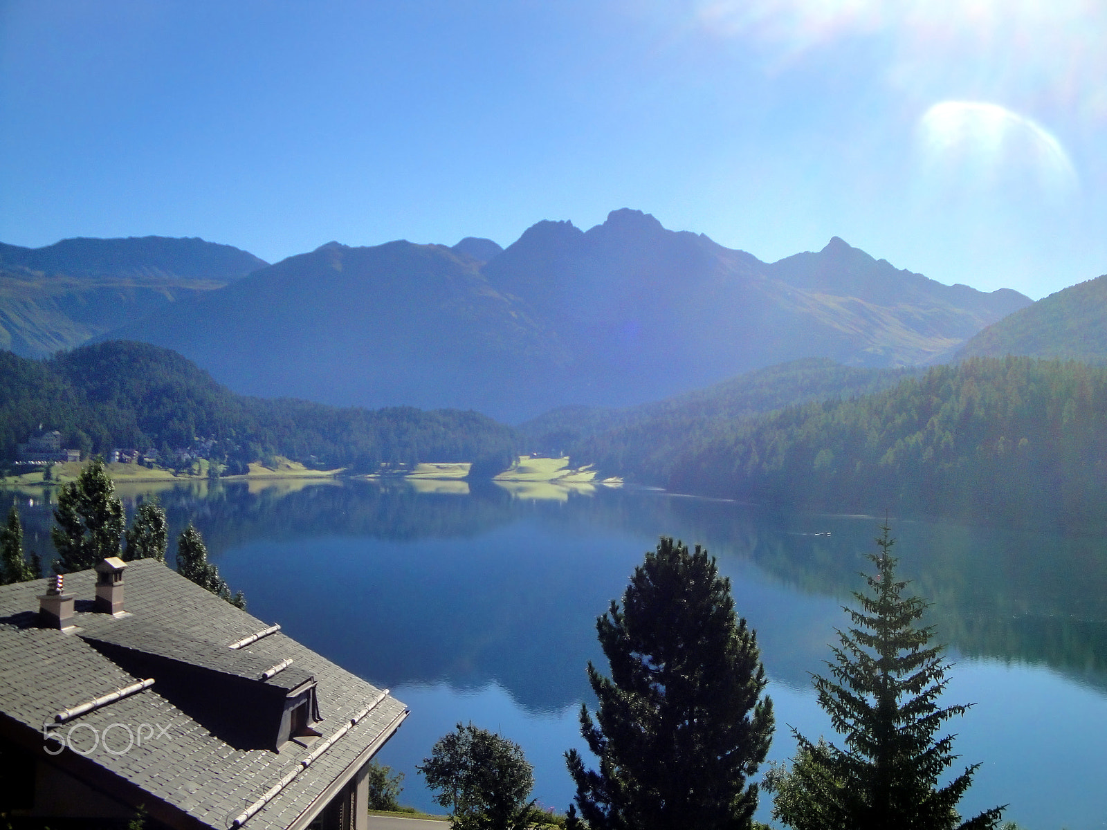 Sony DSC-W270 sample photo. Summer morning - engadin st. moritz, switzerland photography