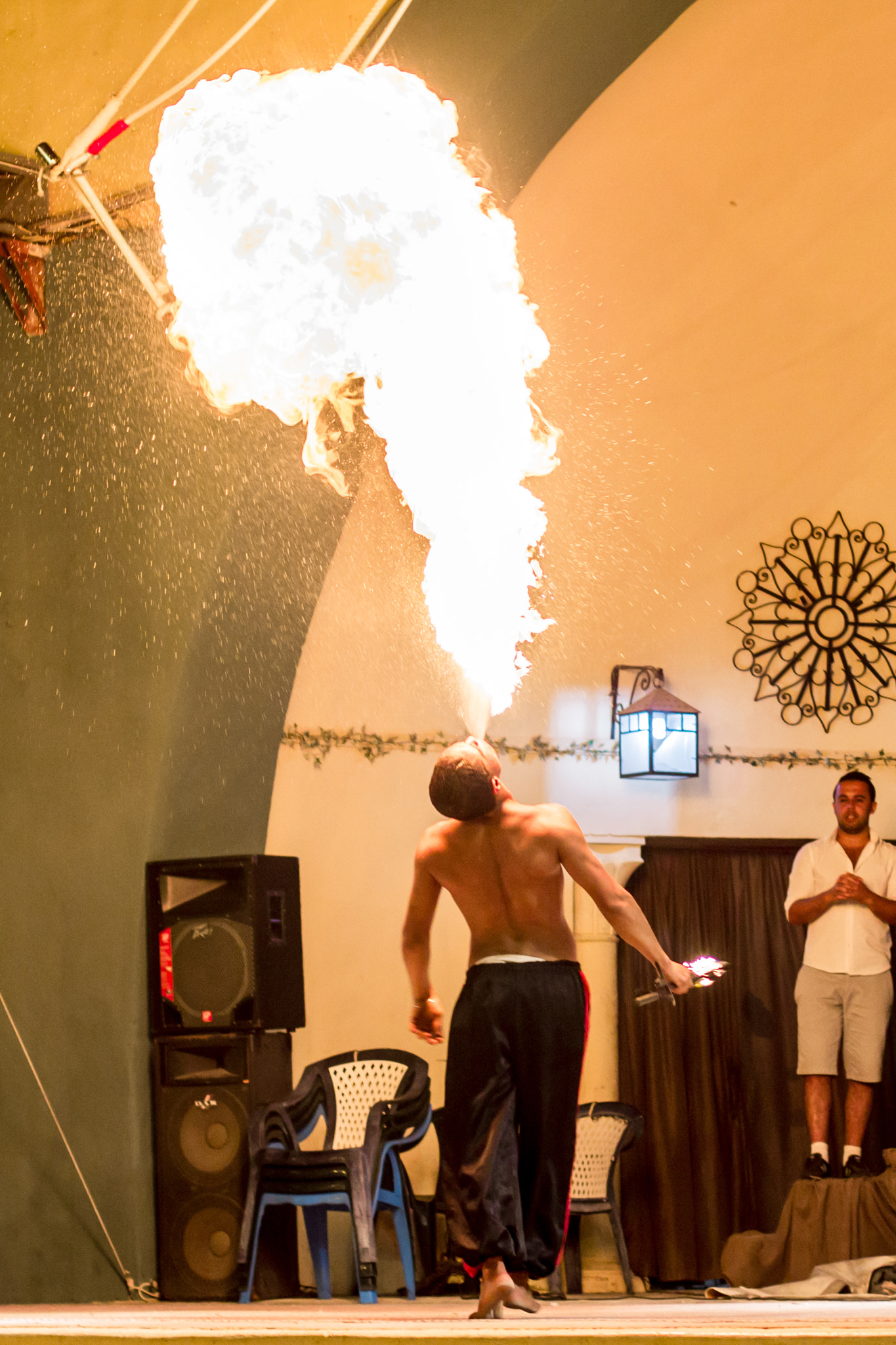 Fire breathing humans