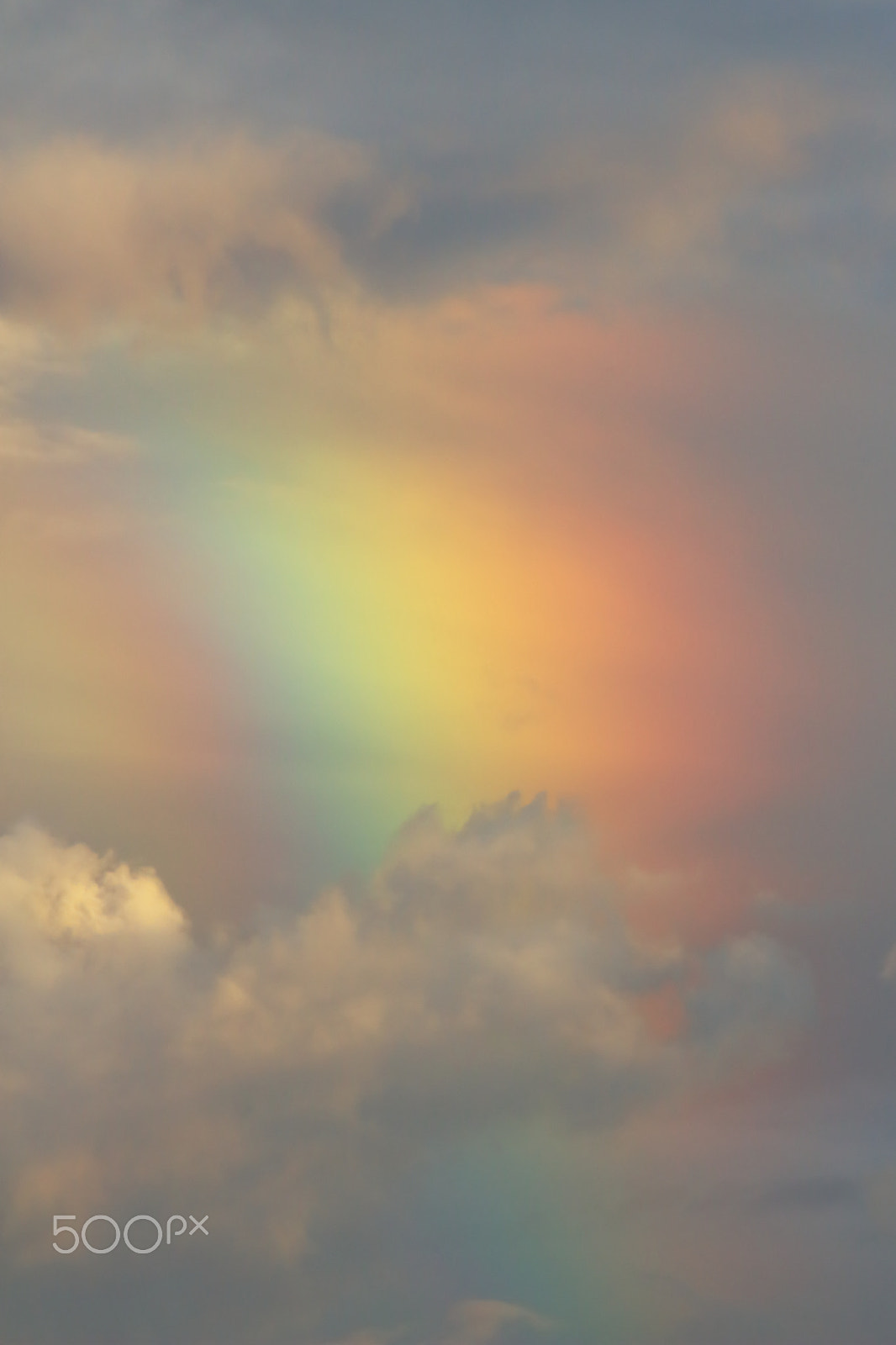 Canon EF 200mm f/2.8L sample photo. Rainbow sky photography