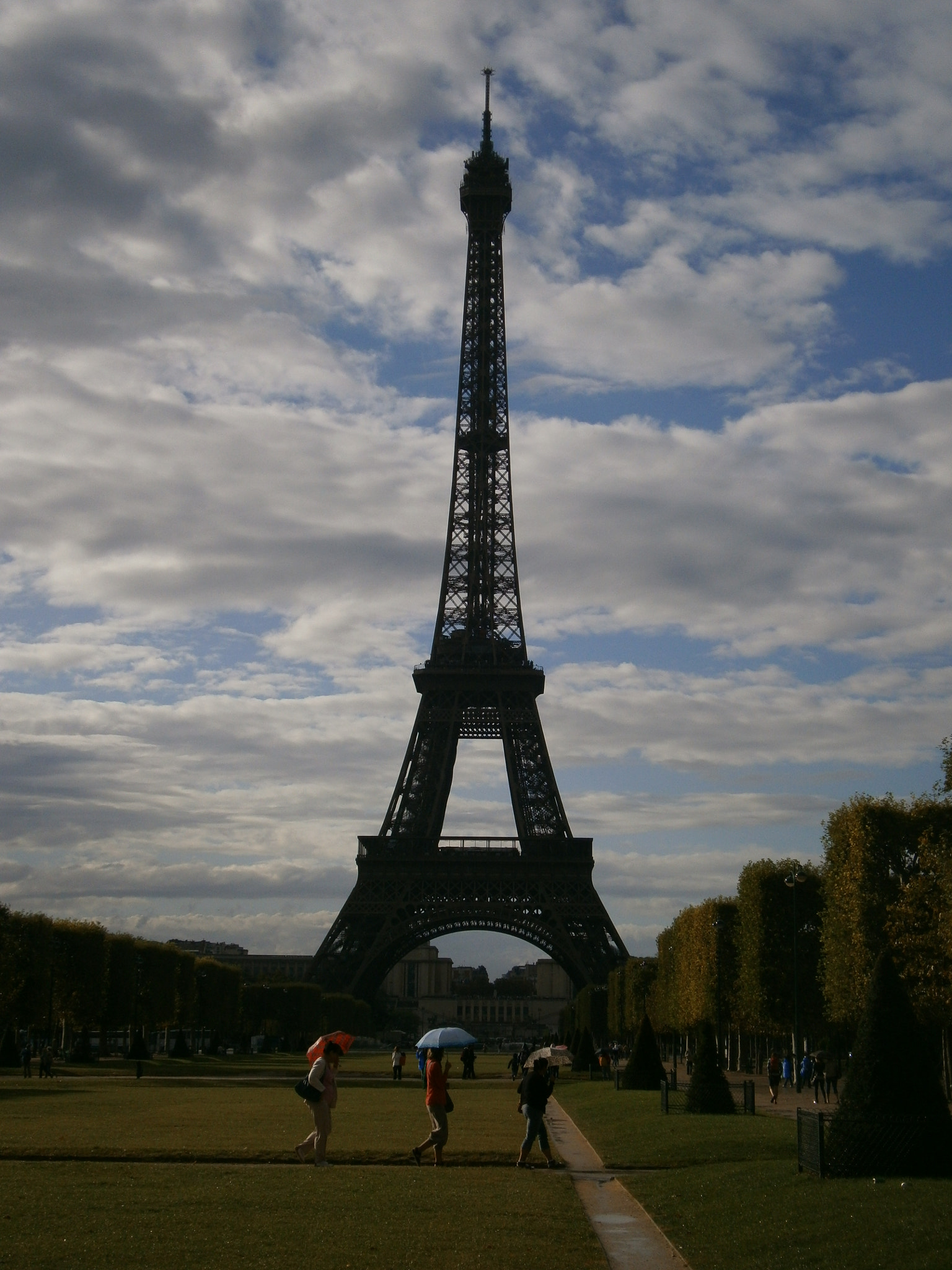 Olympus VG130,D710 sample photo. Rainy paris photography