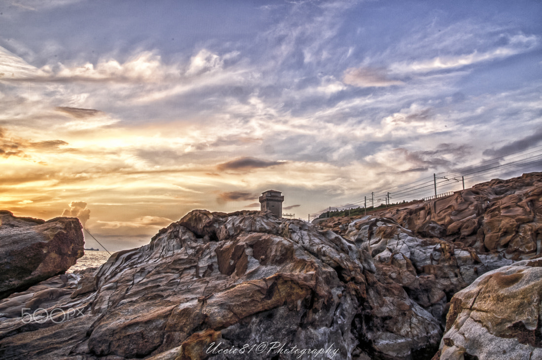 Sony Alpha DSLR-A580 + Tamron SP 24-70mm F2.8 Di VC USD sample photo. The calafuria tower photography