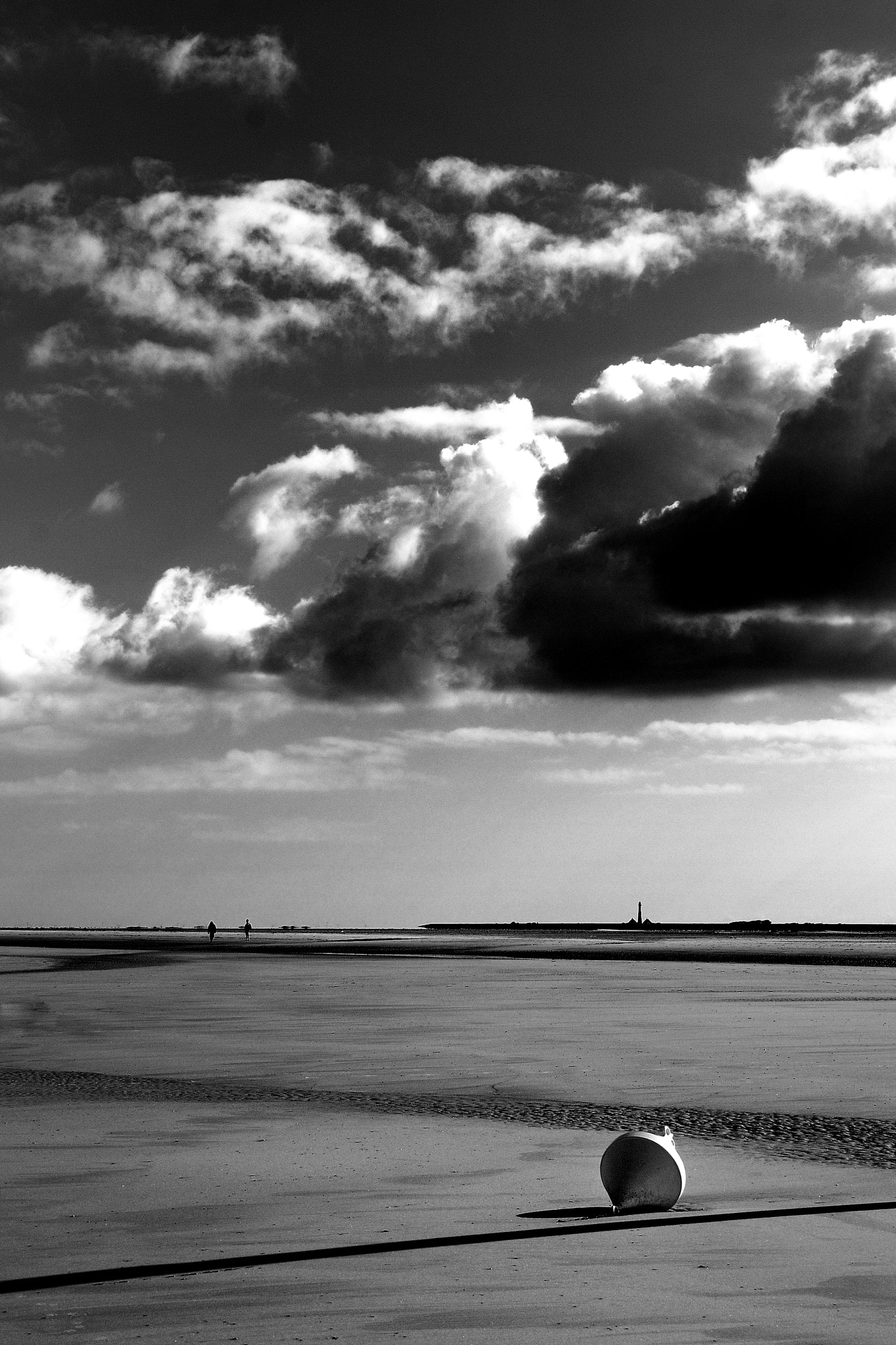 Nikon D300 sample photo. Lighthouse  b&w photography