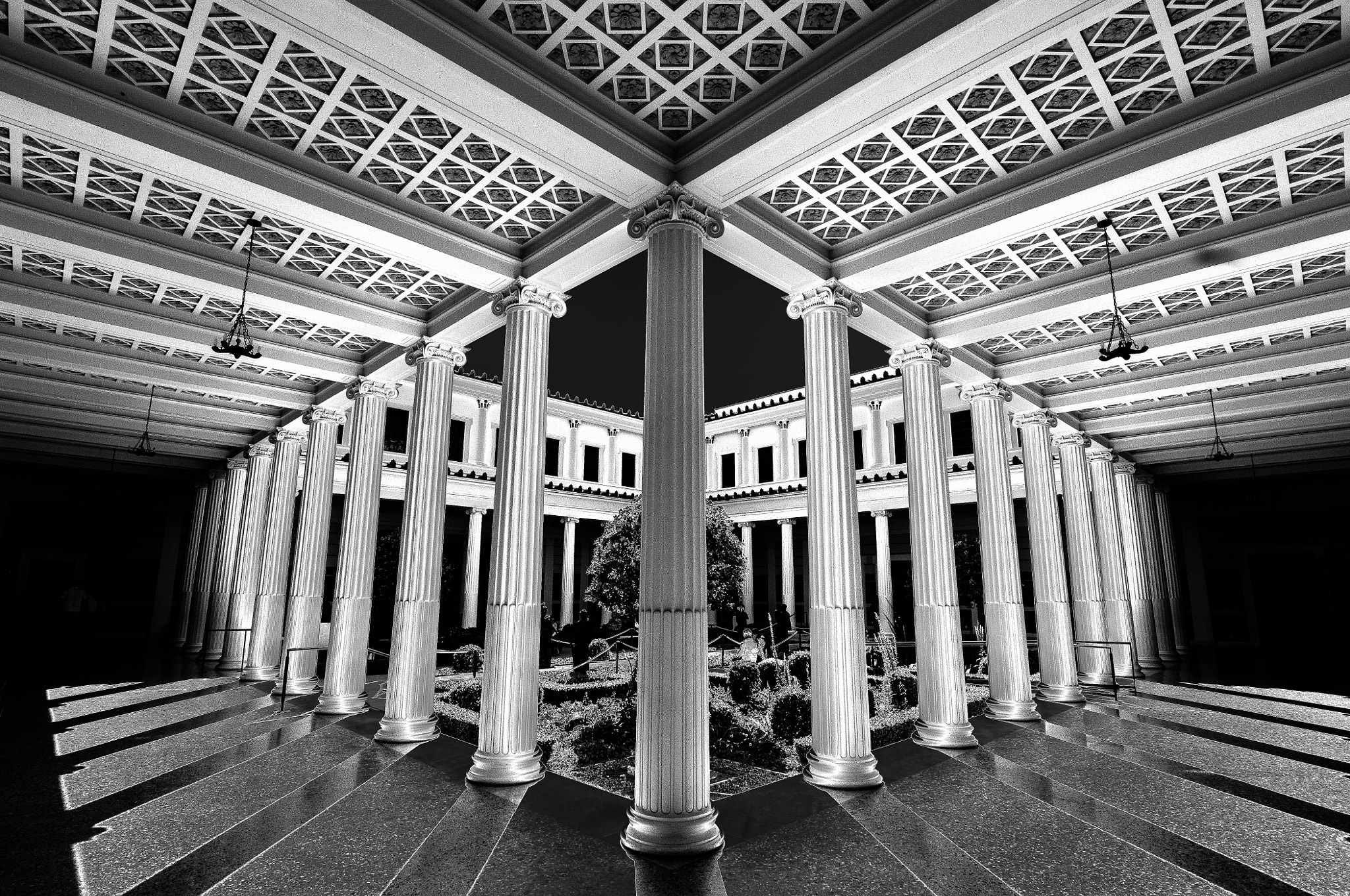 Tokina AT-X Pro 11-16mm F2.8 DX sample photo. The getty villa 6 photography