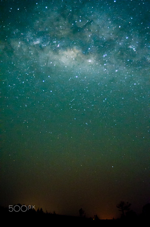 Nikon D5100 + Nikon AF Nikkor 18-35mm F3.5-4.5D IF ED sample photo. I catched the milky way in africa photography