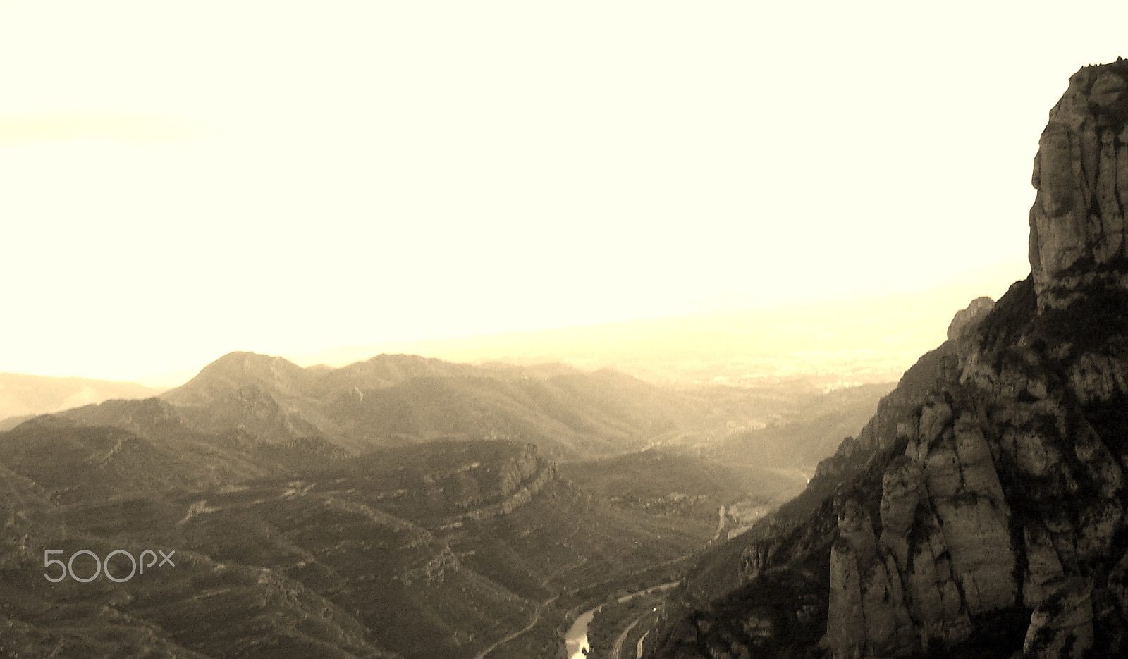 VQ 4.0M DigitalCAM sample photo. Monserrat skyline... photography