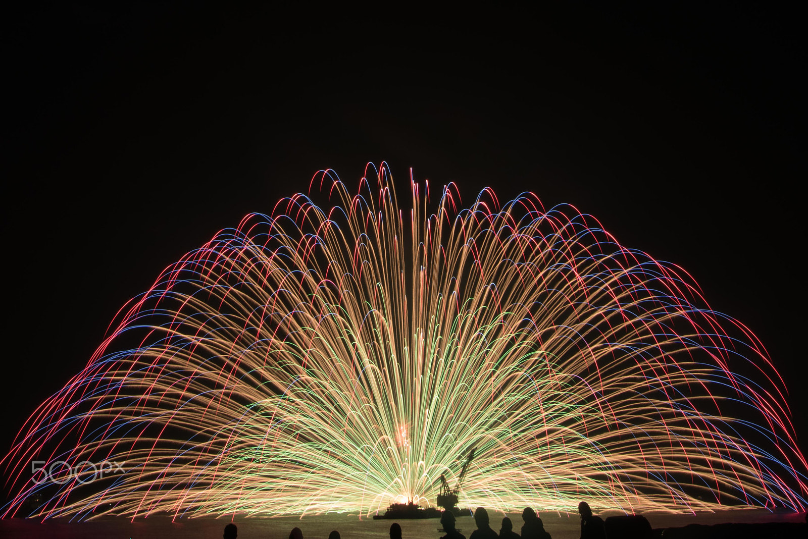 Nikon D810 + Tokina AT-X 16-28mm F2.8 Pro FX sample photo. Firework , japan photography