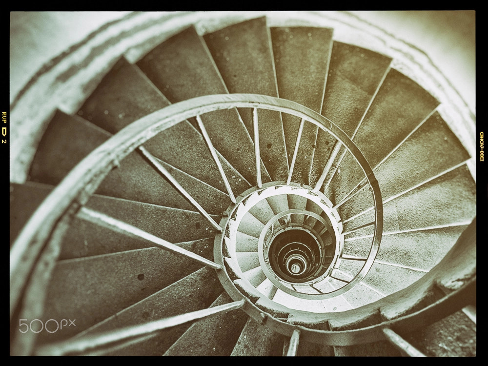 Sigma 70-200mm F2.8 EX DG Macro HSM II sample photo. Winding staircase photography