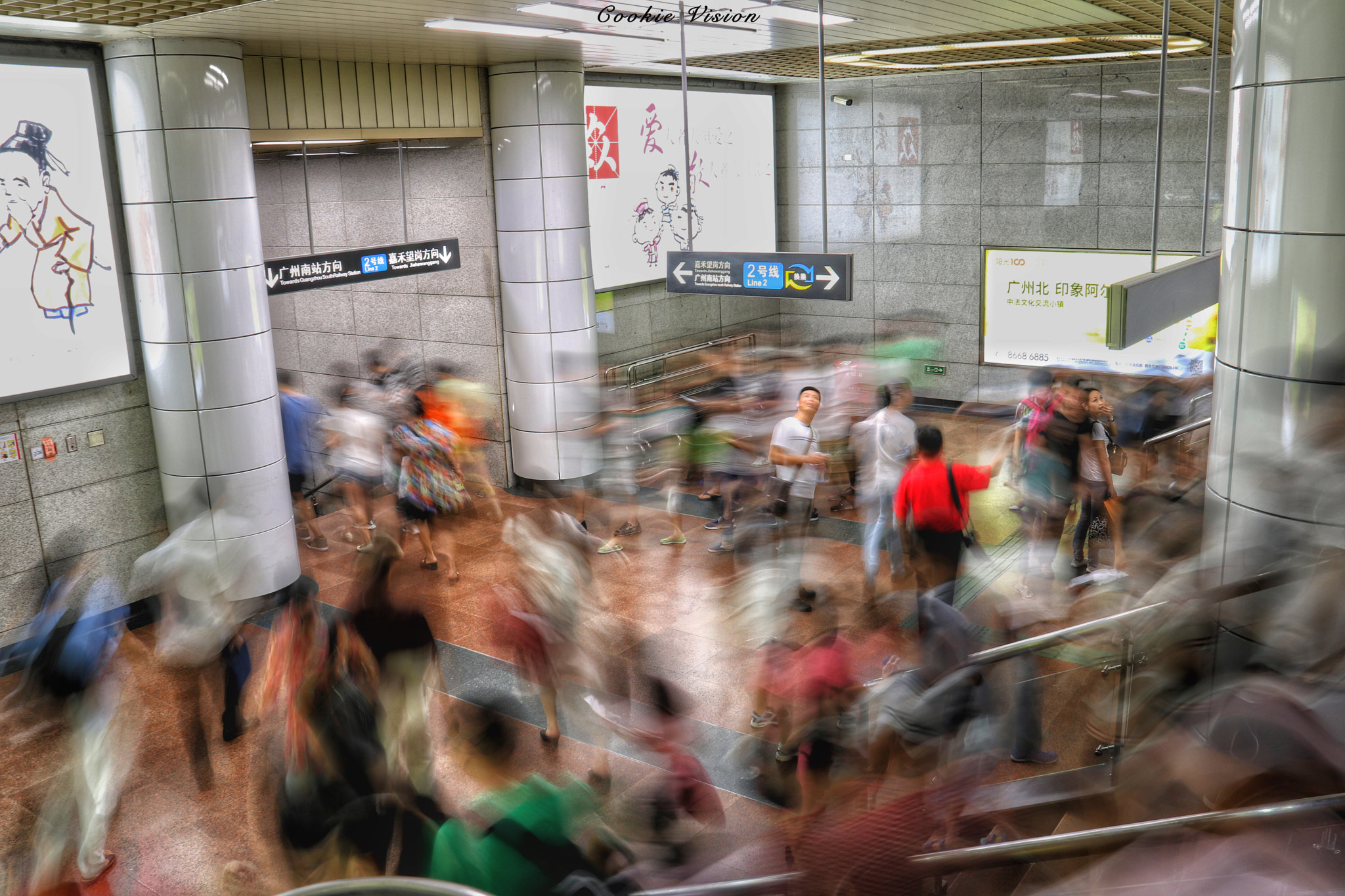 Canon EOS 760D (EOS Rebel T6s / EOS 8000D) + Canon EF-S 18-200mm F3.5-5.6 IS sample photo. Gz subway photography