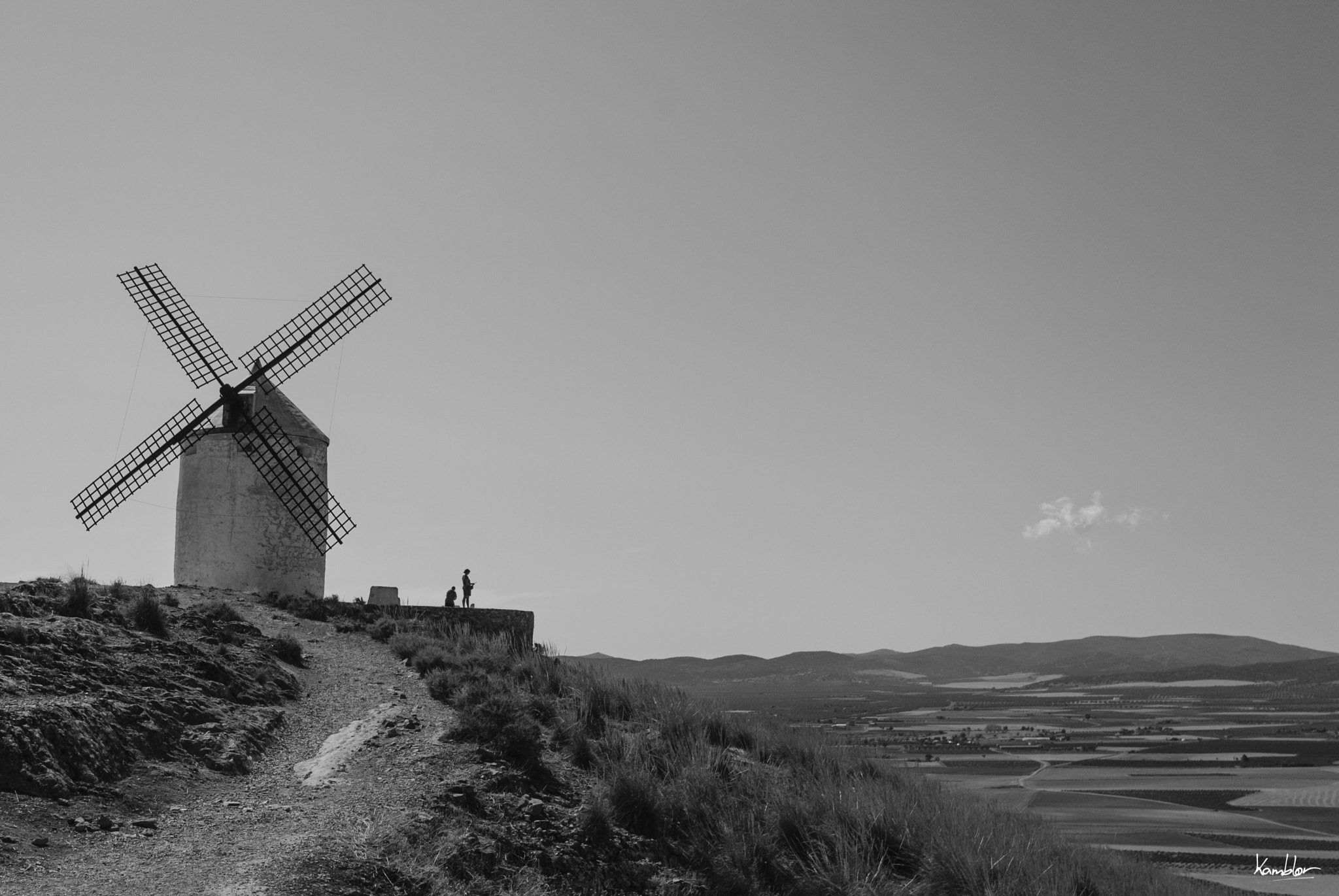 Nikon D3000 sample photo. Molinos de consuegra photography