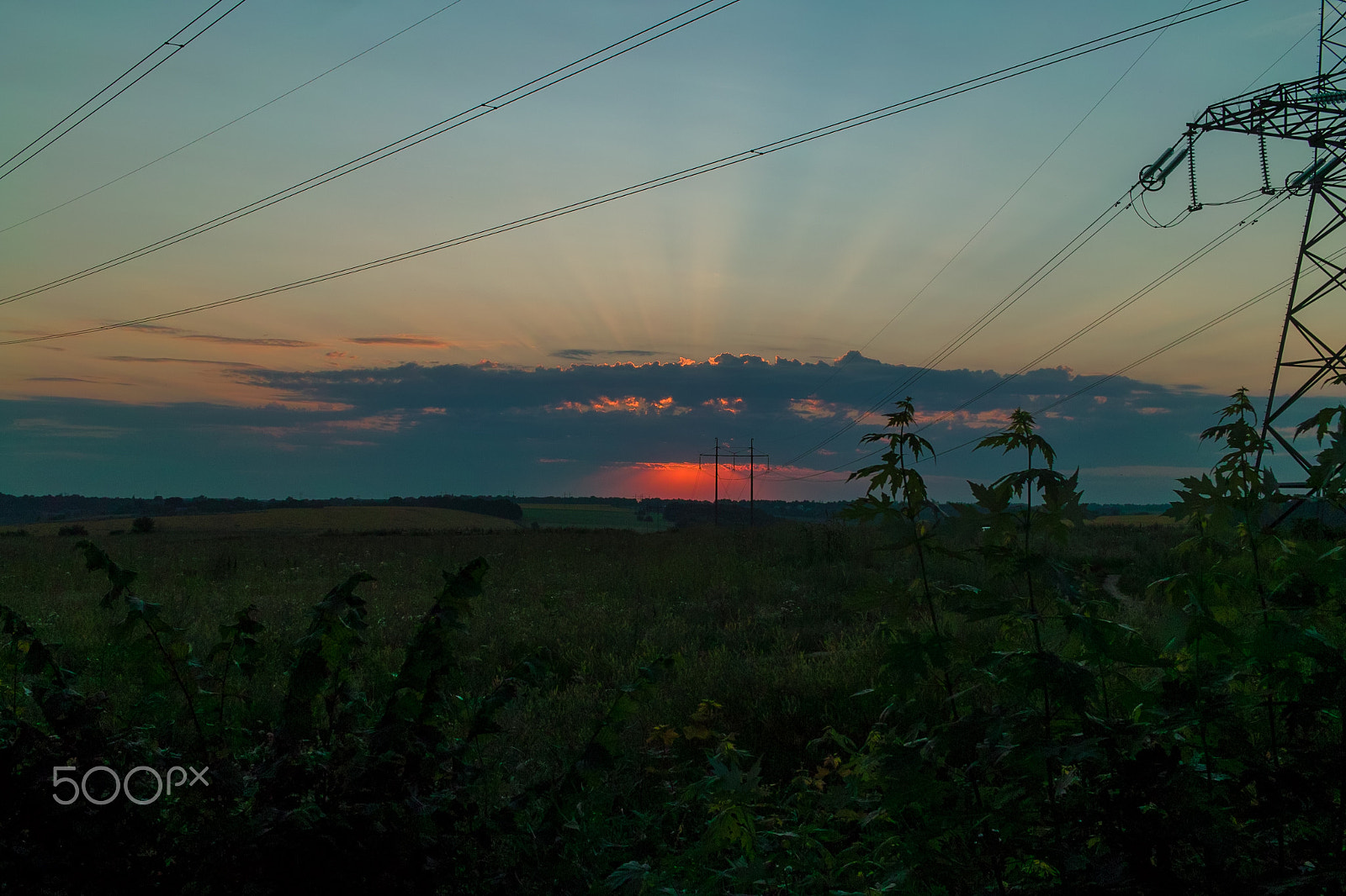 Sigma DP2 sample photo. Sunset near poltava, ukraine photography