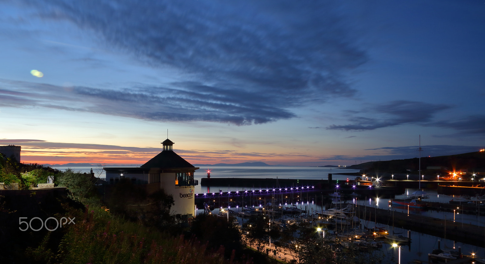 Canon EF-S 17-85mm F4-5.6 IS USM sample photo. Marina sunset photography