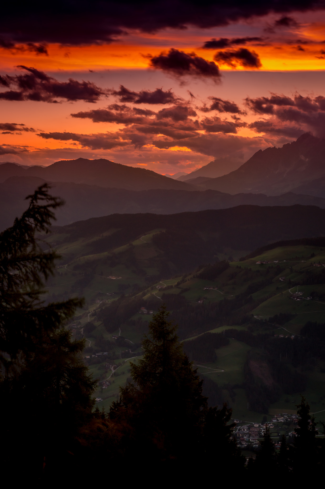 Sony SLT-A58 sample photo. Alps at sunset photography