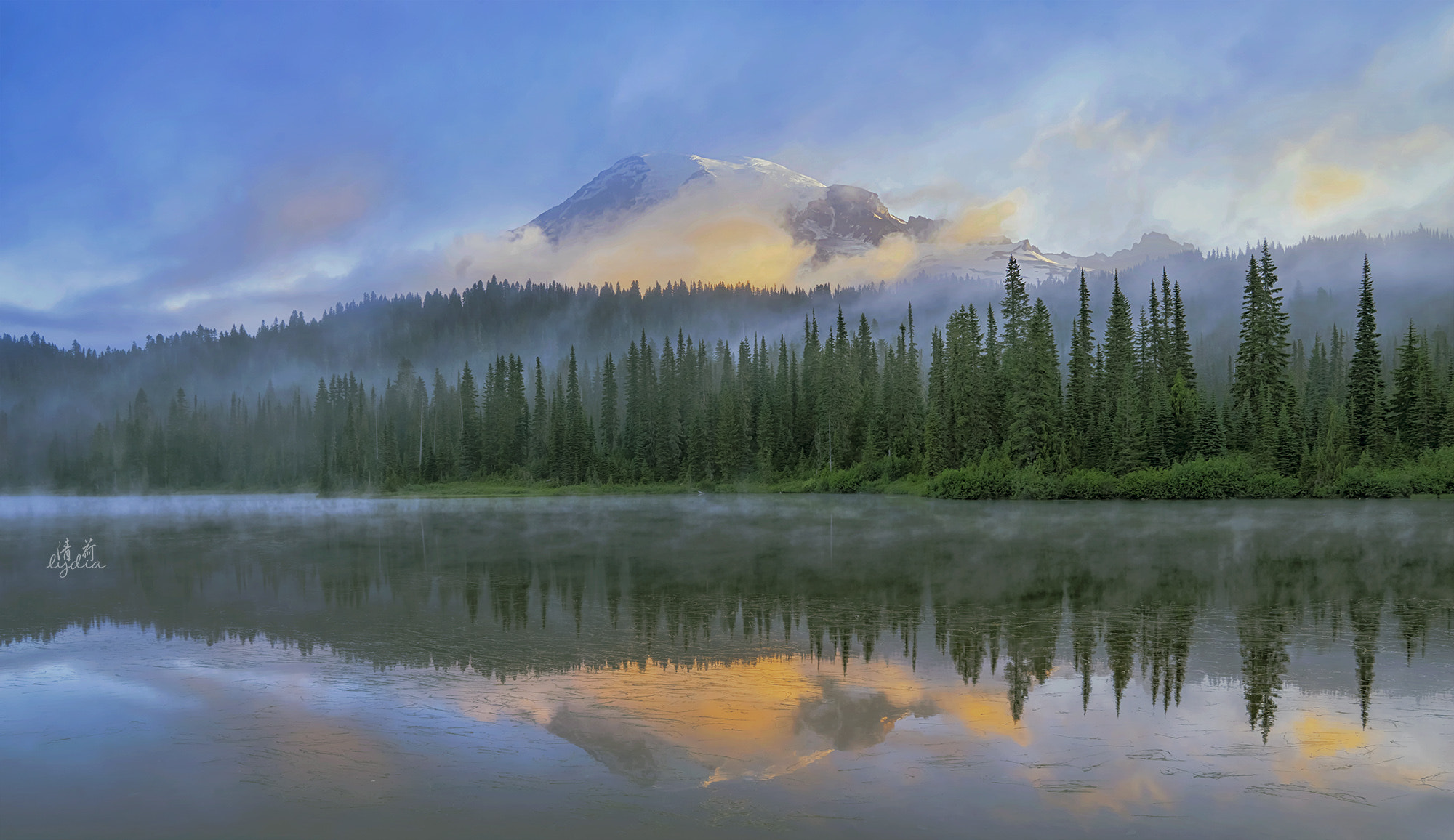 Sony FE 24-70mm F2.8 GM sample photo. Reflection lake, mt rainier photography