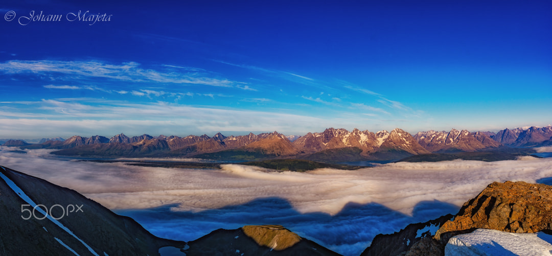 Nikon D7100 sample photo. Summit sunset part ii (pano) photography