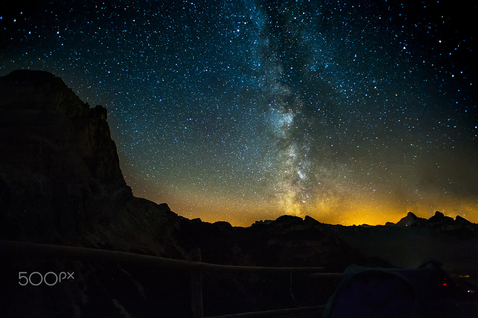 Nikon D700 + Sigma 17-35mm F2.8-4 EX Aspherical sample photo. Milky way on dolomiti photography