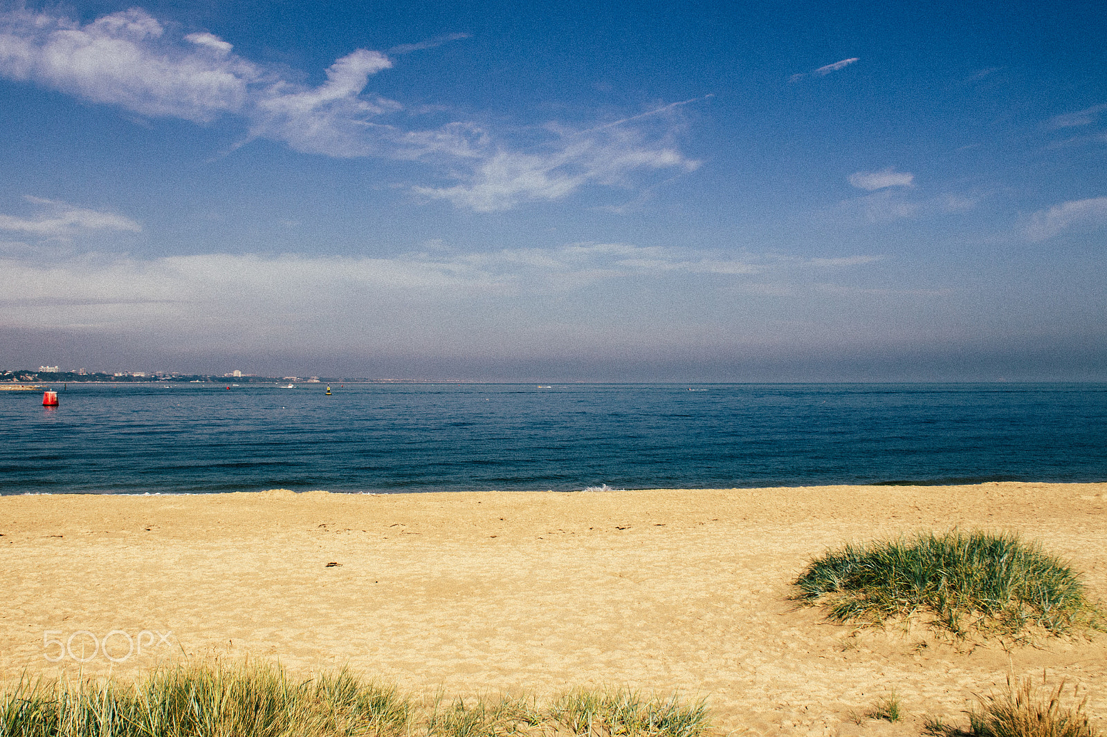 Canon EF 75-300mm F4.0-5.6 IS USM sample photo. Studland beach photography