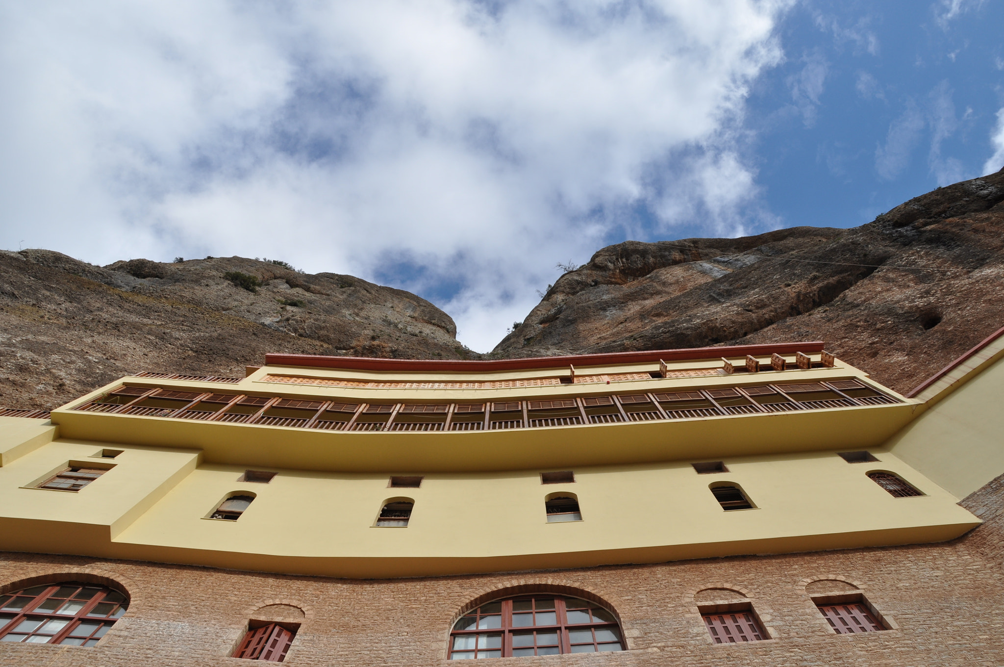Nikon D5000 + Sigma 18-200mm F3.5-6.3 DC OS HSM sample photo. Monastery in the rock photography