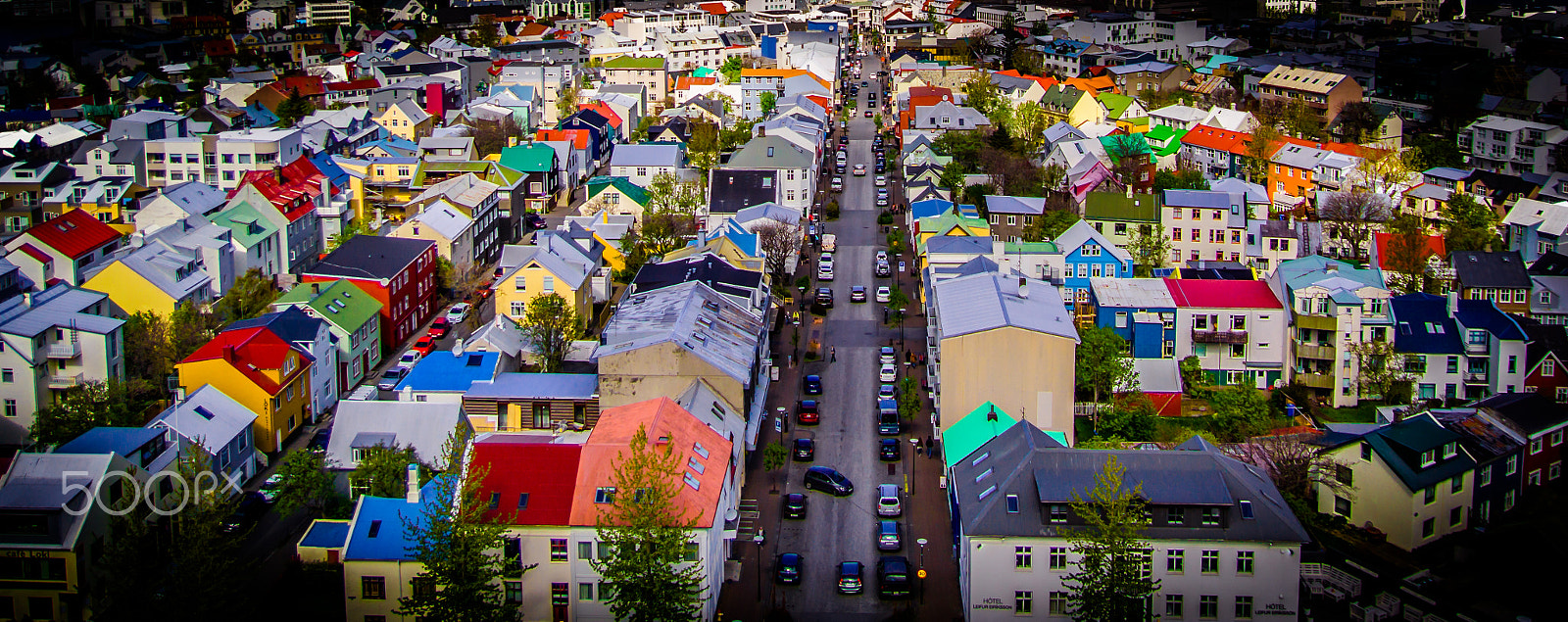 Sony SLT-A65 (SLT-A65V) sample photo. Colourfull reykjavik photography