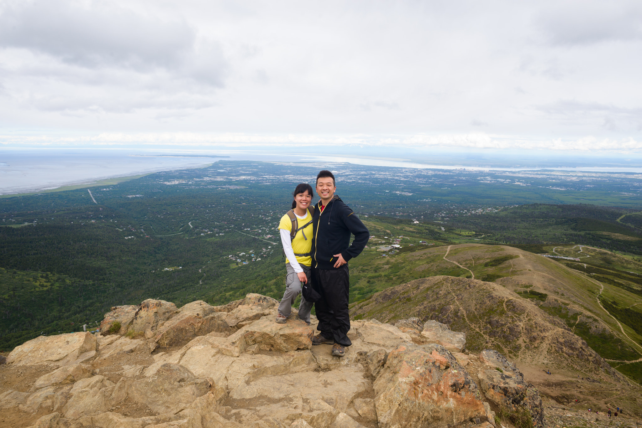 Nikon D610 + AF Nikkor 24mm f/2.8 sample photo. Ak honeymoon anchorage & flattop mountain photography