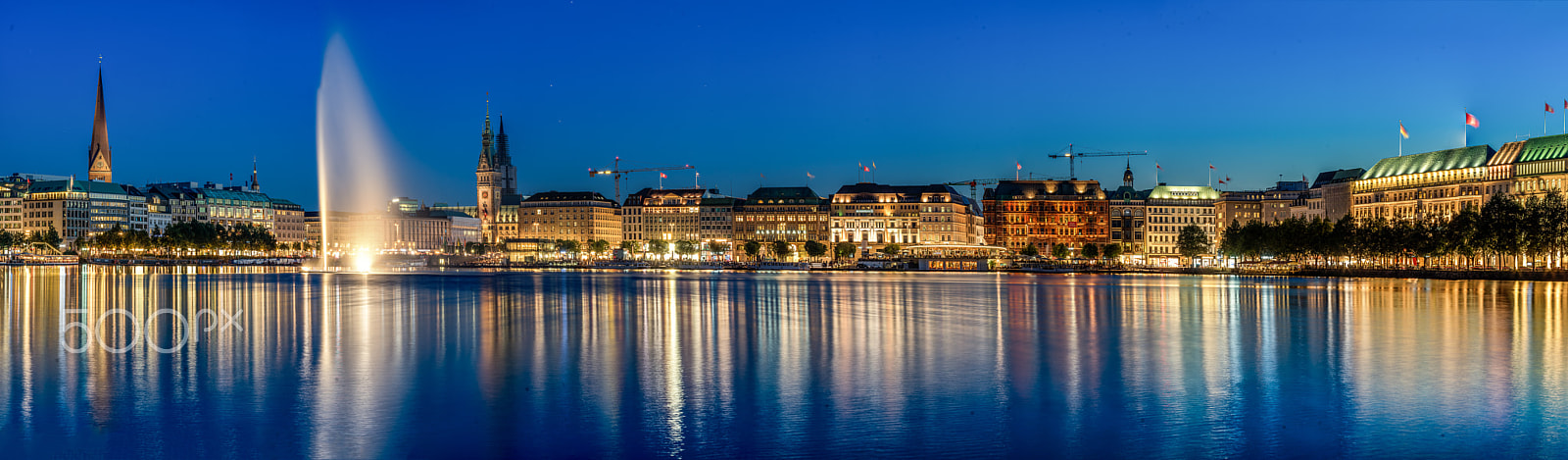 Sony a7R + Canon EF 85mm F1.8 USM sample photo. Hamburg city alster photography