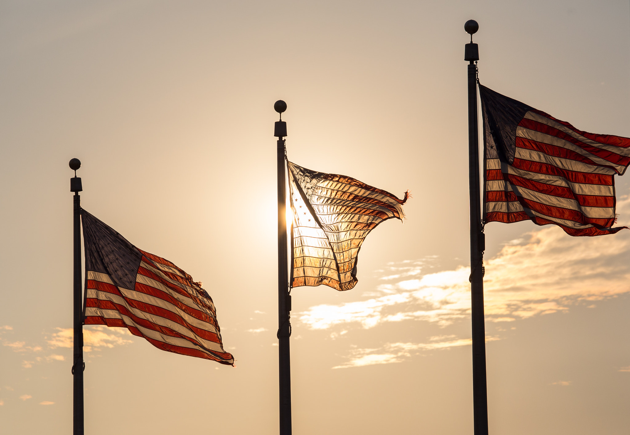 Canon EF 80-200mm f/2.8L sample photo. Star-spangled banners photography