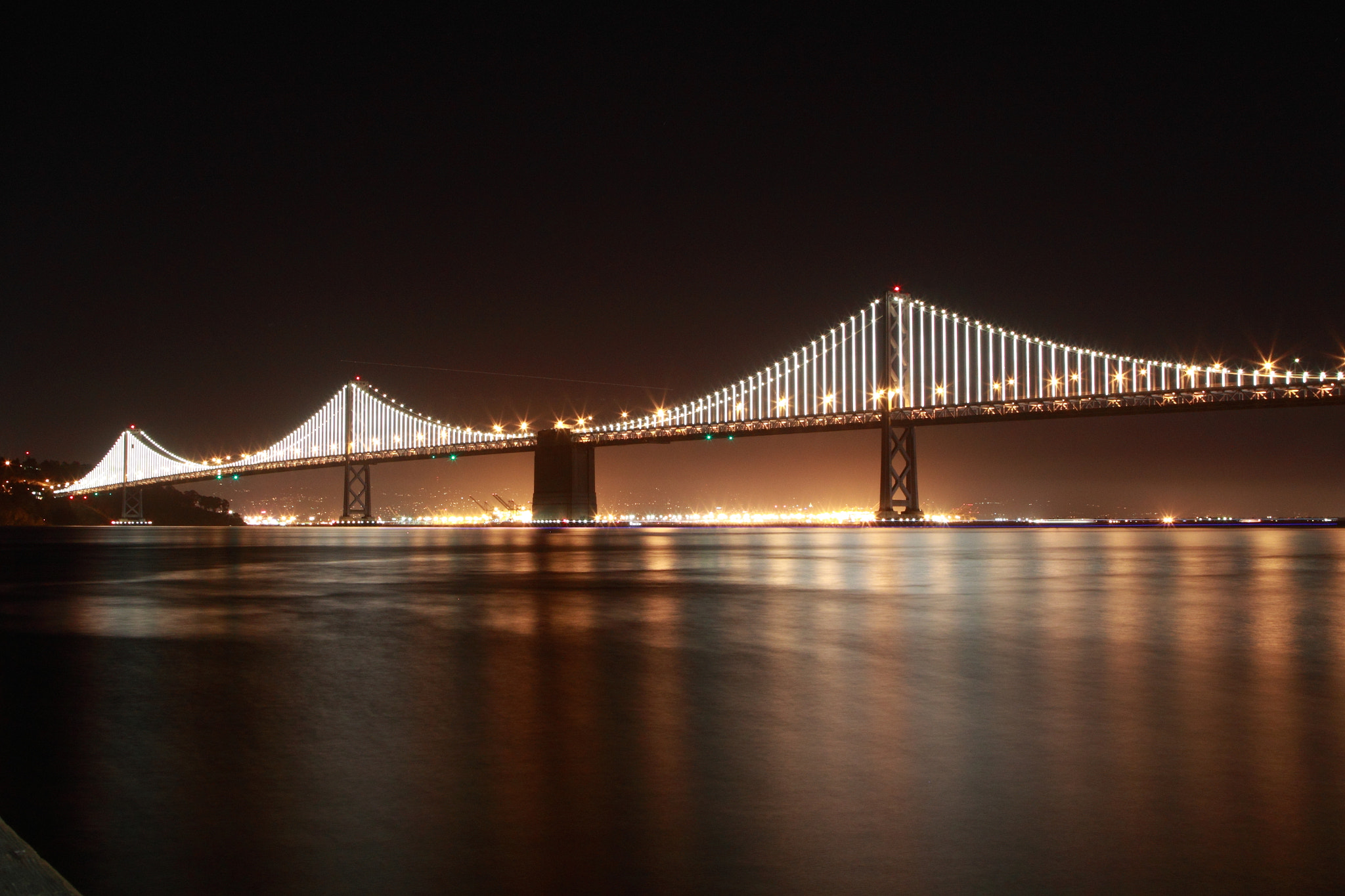 Canon EOS 500D (EOS Rebel T1i / EOS Kiss X3) sample photo. Bay bridge photography