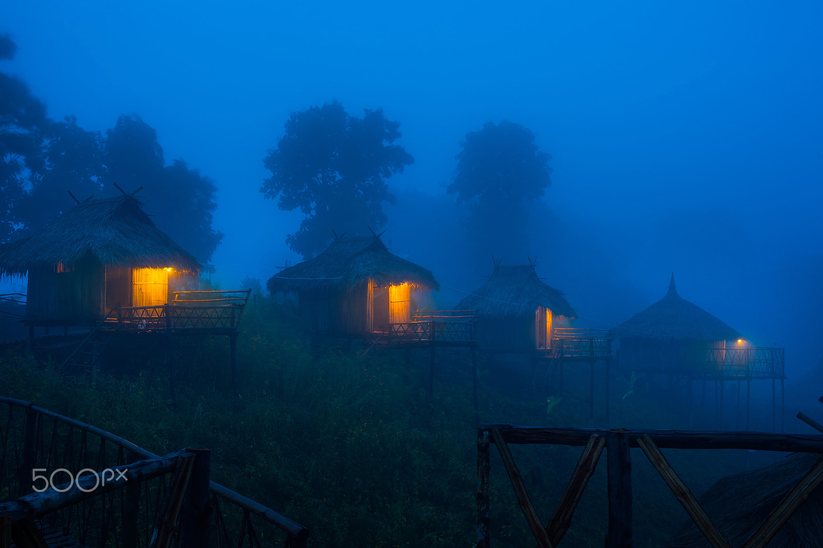Nikon Df + Sigma 35mm F1.4 DG HSM Art sample photo. Hut at doi sango,north in chiangrai,thailand photography