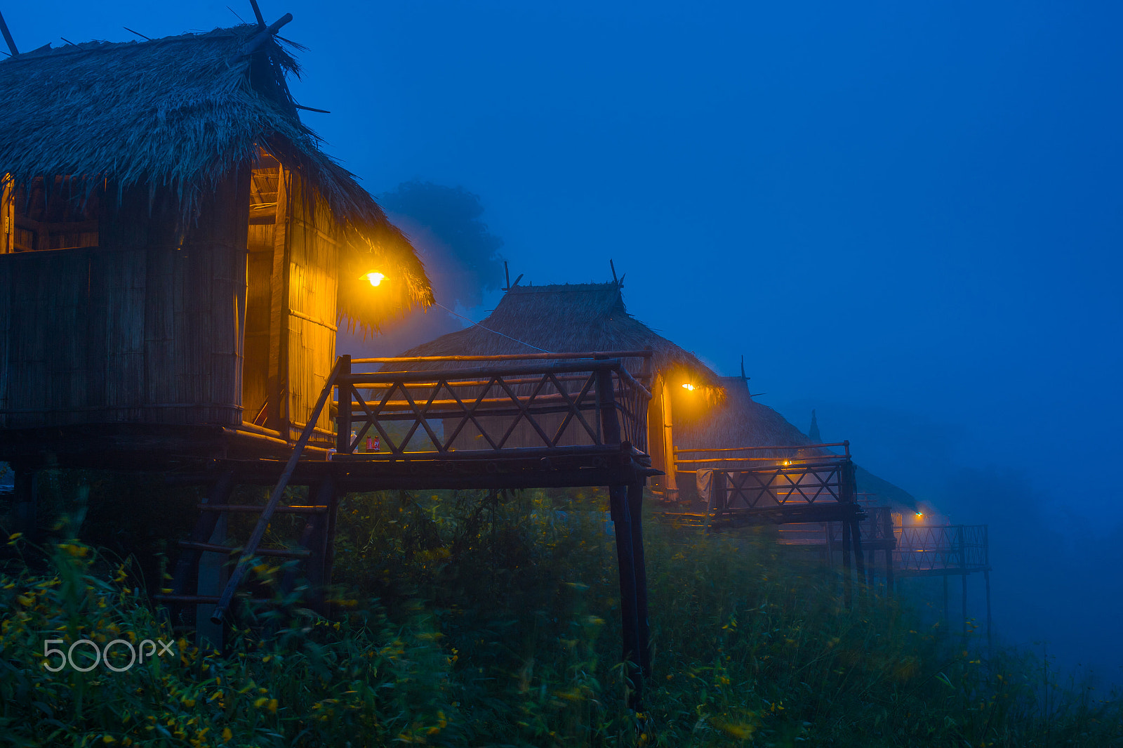 Nikon Df + Sigma 35mm F1.4 DG HSM Art sample photo. Hut at doi sango,north in chiangrai,thailand photography